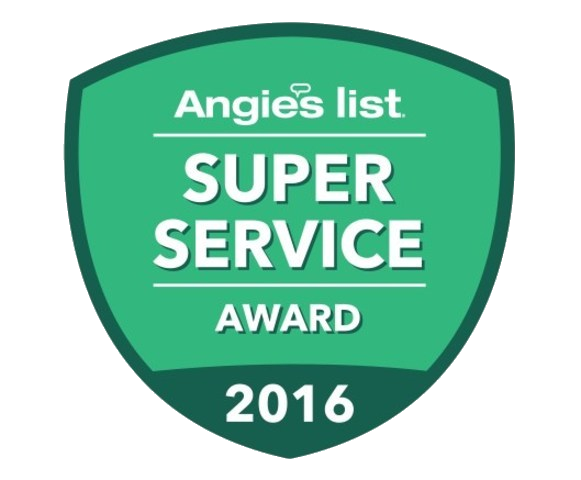 Angie's List Super Service Award for Gutter Installation, Gutter Repair, Drain Installation, Drain Repair, Gutter Cleaning, Gutter Service, Drain Cleaning, Drain Camera